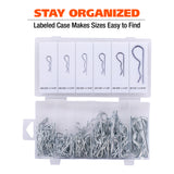 GreatNeck 68222 150-Piece Hitch Clip Assortment Additional Image 5