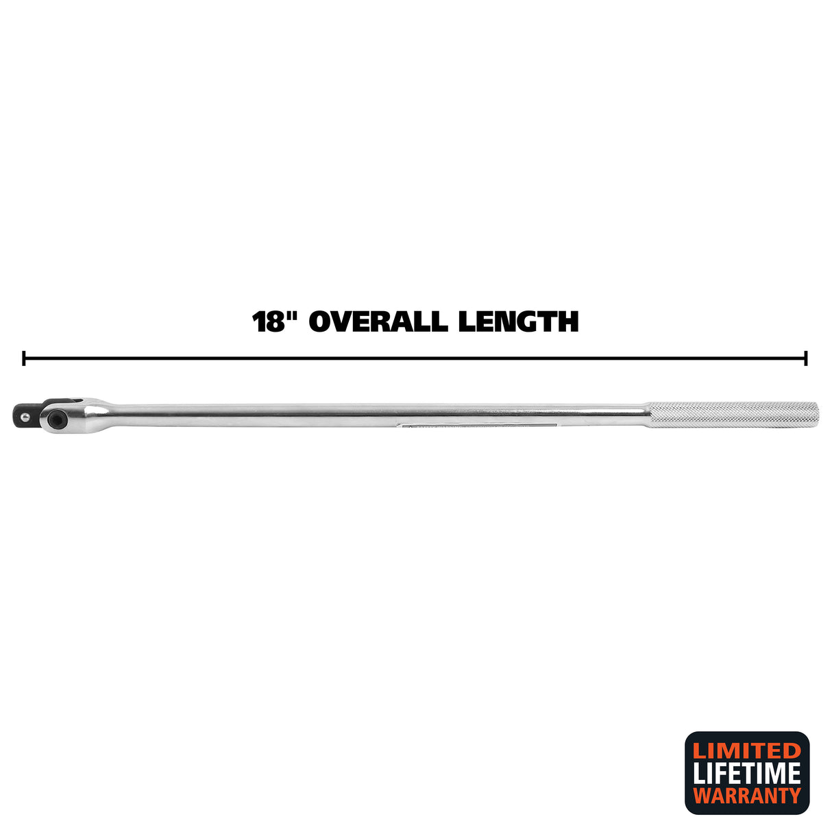 GreatNeck BB18 1/2 Drive 18 Inch Breaker Bar Additional Image 1