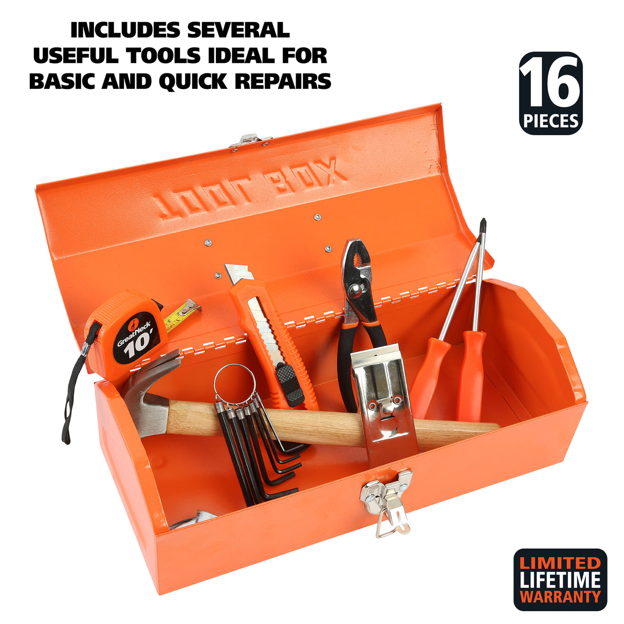 GreatNeck CTB9 16 Tool Box Set Additional Image 1