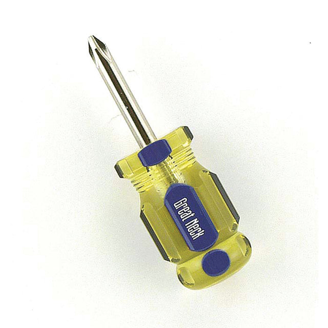 GreatNeck GR22C #2 x 1-1/2 Inch Stubby Phillips Screwdriver Main Image