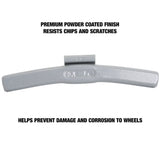 OEMTOOLS 23259 3.0 Oz. P Style Steel Wheel Weight - 1 Box of 25 Additional Image 3