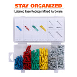 GreatNeck 68227 285-Piece Anchor/Metal Screw Assortment Additional Image 5