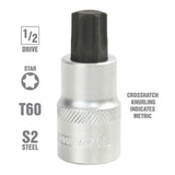 OEMTOOLS 22772 1/2 Inch Drive Star Socket Bit (T60) Additional Image 1