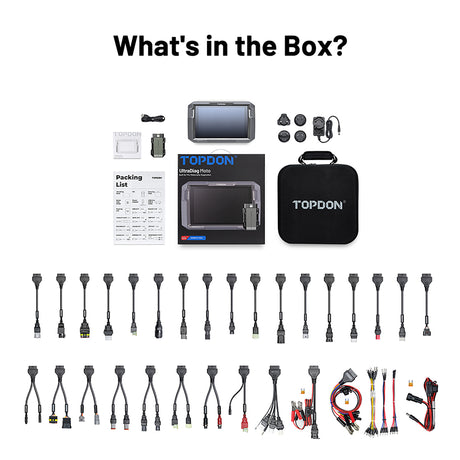 TOPDON UDMOTO 8in. Wireless Motorcycle Diagnostic Tool Additional Image 3