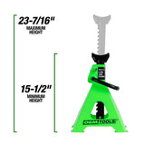 OEMTOOLS 24788 6 Ton Jack Stands with Pin (Pair) Additional Image 2