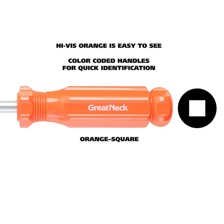 GreatNeck 73302 #0 x 4 Inch Round Shank Screwdriver Additional Image 4