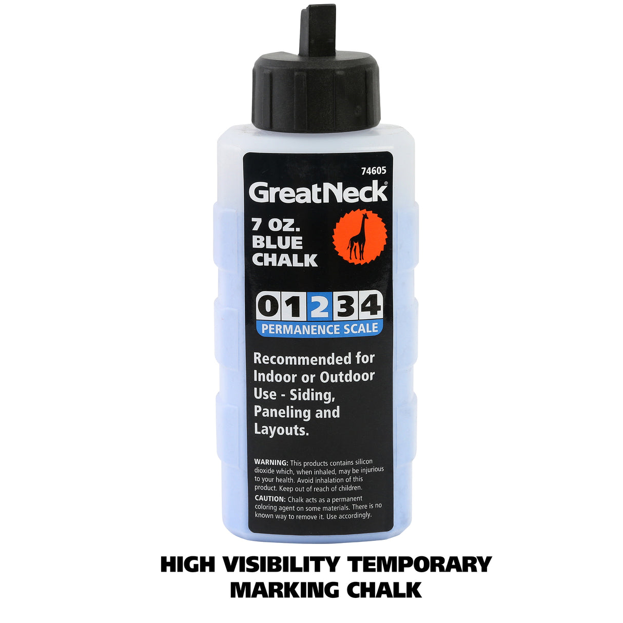 GreatNeck 74605 Blue Chalk - 7 Oz Additional Image 1