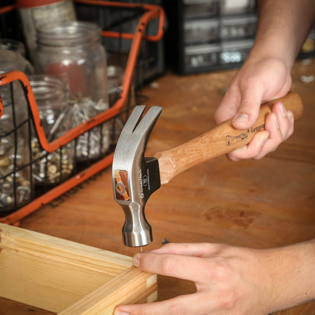 GreatNeck W16C Curved Claw Hammer (16 Oz.) with Hickory Handle Additional Image 9