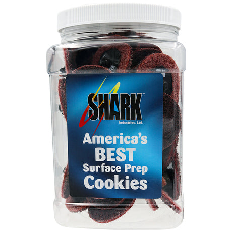 Shark Industries 13089 2in. Medium Surface Preparation Discs Jar - 50 Ct Additional Image 1