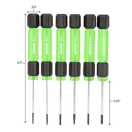 OEMTOOLS 22560 6 Piece Precision Screwdriver Set Additional Image 1