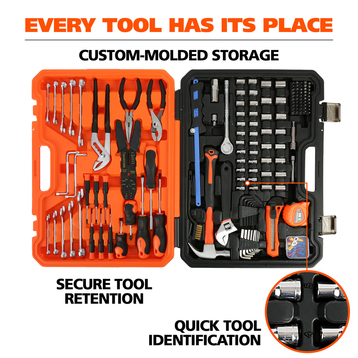 GreatNeck MS191 Mariner's Tool Set (191 Piece) Additional Image 4