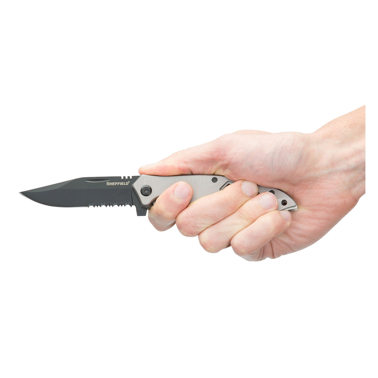 Sheffield 12170 Mechan 9-in-1 3in. Drop-Point Folding Knife Additional Image 4