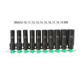 OEMTOOLS 25592 10 Piece 1/2 Inch Deep Impact Socket Set - Metric Additional Image 2