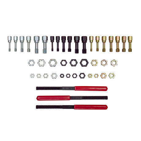 OEMTOOLS 27142 Thread Restoring File, Tap and Die Kit Main Image