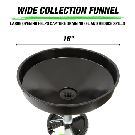 OEMTOOLS 87031 18 Gallon Upright Portable Oil Drain Additional Image 4