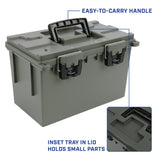 Sheffield 12712 XL Field Box with Lift Out Storage Tray-Olive Drab Green Additional Image 6