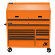Homak 54in. RS Pro 10 Drawer Roller Cabinet-Orange Main Image