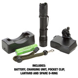 1000 Lumens LED Rechargeable 5-Light Mode Professional Flashlight Additional Image 4