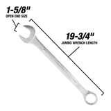 OEMTOOLS 22109 1-5/8 Inch Jumbo Combination Wrench Additional Image 2