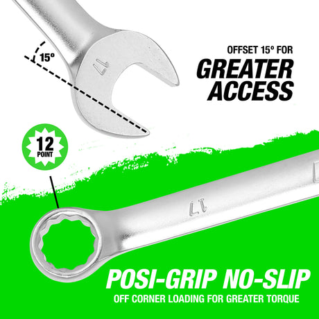 OEMTOOLS 22020 17 mm Combination Wrench (Metric) Additional Image 3