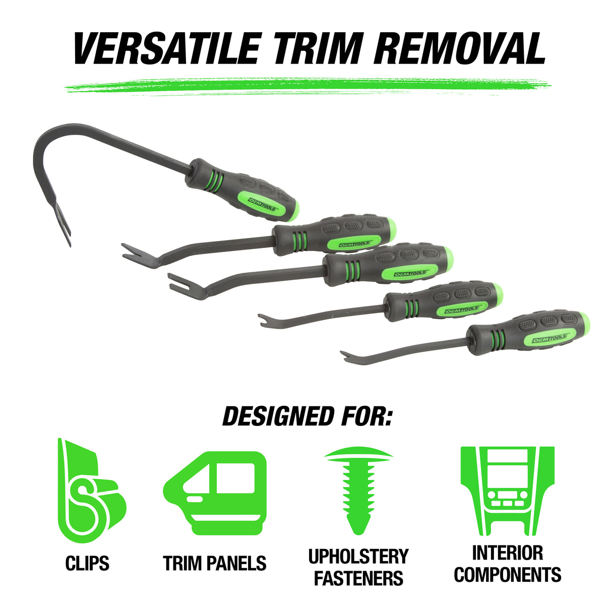 OEMTOOLS 25301 6-Piece Door Panel and Trim Removal Set Additional Image 2