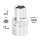 OEMTOOLS 22391 11 mm 1/2 Inch Drive Socket Additional Image 1