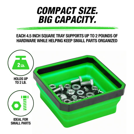 OEMTOOLS 26052 Magnetic Foldable Trays - 4 Pack Additional Image 7
