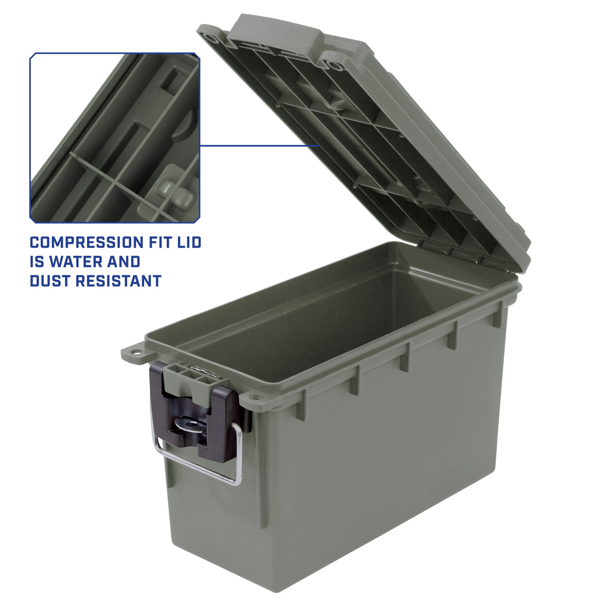Sheffield 12726 Field Box- Military Drab Green Additional Image 3