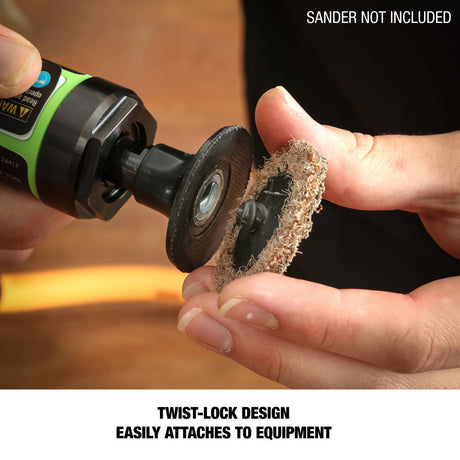 OEMTOOLS 24941 25-Pack 2in. Twist Lock Surface Prep Discs - Coarse Additional Image 5