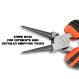 GreatNeck 4-1/2 Inch Snipe Nose Pliers Additional Image 3