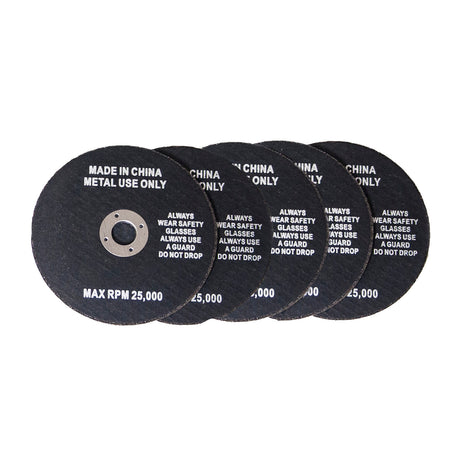 Shark Industries SHA25E5 3in. x 1/16in. x 3/8in. Reinforced Cut-off Wheels, 5PK Main Image