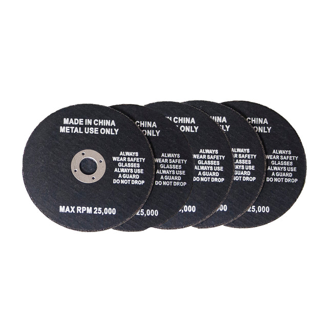 Shark Industries SHA25E5 3in. x 1/16in. x 3/8in. Reinforced Cut-off Wheels, 5PK Main Image