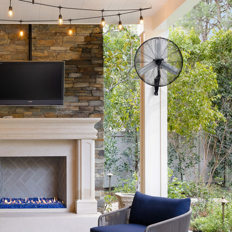 OEMTOOLS 34886 30 Inch Outdoor Oscillating Wall Mount Fan Additional Image 9