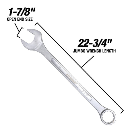 OEMTOOLS 22111 1-7/8in. Jumbo Combination Wrench Additional Image 2