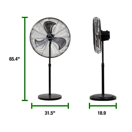 OEMTOOLS 34888 30 Inch Oscillating Pedestal Fan Additional Image 5