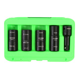 OEMTOOLS 25555 5 Piece 1/2in. Drive Flip Lug Nut Socket Set Additional Image 2