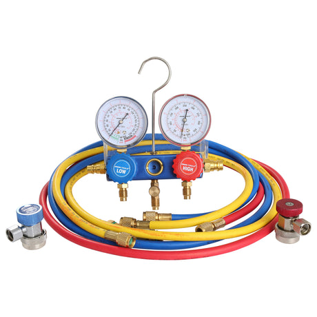 OEMTOOLS 24527 R134a Extruded Aluminum A/C Manifold Gauge and Hose Set Main Image