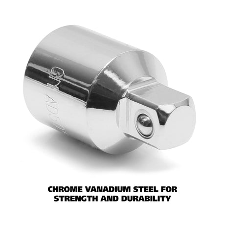 GreatNeck 1/2 Drive 1/2 Inch Female x 3/8 Inch Male Adapter Additional Image 3