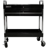 Homak 32in. Professional 1 Drawer Service Cart - Black Additional Image 1