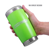 OEMTOOLS 26046  20 Oz. Stainless Steel Double Wall Tumbler - Green Additional Image 4