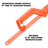 GreatNeck HF10 Adjustable Close Quarter Hacksaw (10 Inch) Additional Image 3