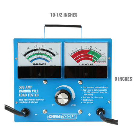 OEMTOOLS 24336 500 Amp 12V Battery Load Tester Additional Image 3