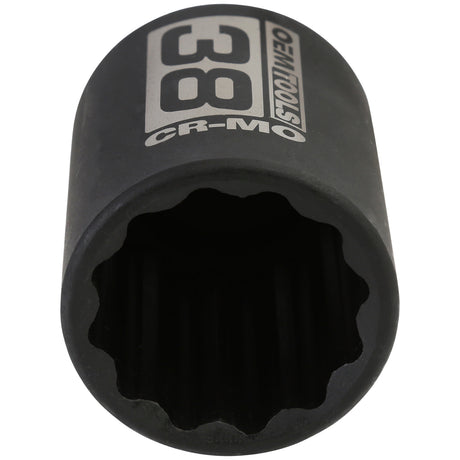 OEMTOOLS 24717 1/2 Inch Drive 12 Pt. Axle Nut Socket (38 mm) Additional Image 3
