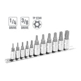 OEMTOOLS 22973 11 Piece Tamper-Proof Star Plus Bit Socket Set Additional Image 1