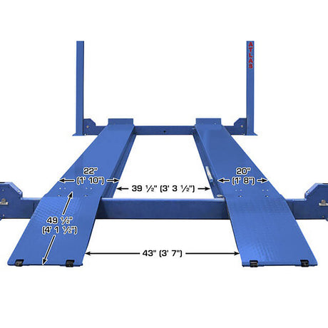Atlas Equipment Platinum PVL14 14,000 Lb. 4-Post Lift Additional Image 8
