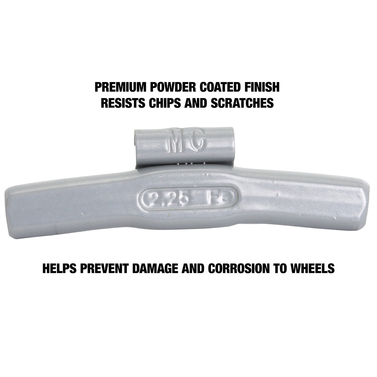OEMTOOLS 23257 2.25 Oz. MC Style Steel Wheel Weight - 1 Box of 25 Additional Image 3