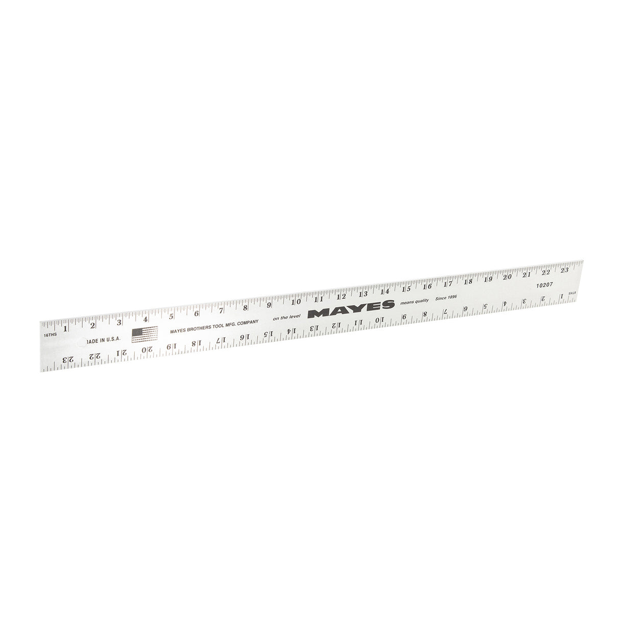 Mayes 10207 Straight Edge Aluminum Ruler (24 x 2 Inch) Main Image