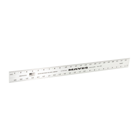 Mayes 10207 Straight Edge Aluminum Ruler (24 x 2 Inch) Main Image