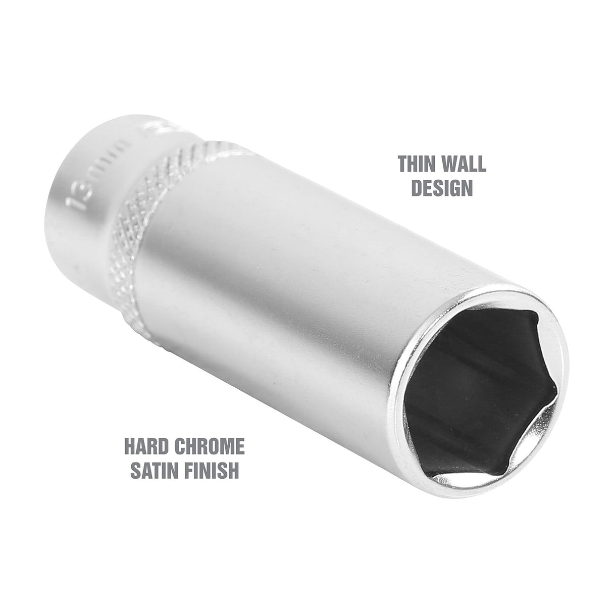 OEMTOOLS 22277 13 mm 1/4 Inch Drive Deep Socket Additional Image 2