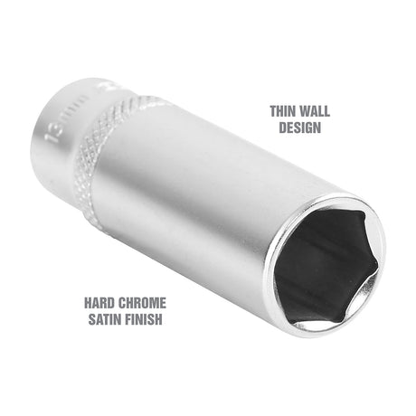 OEMTOOLS 22277 13 mm 1/4 Inch Drive Deep Socket Additional Image 2